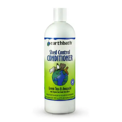 Earthbath Shed Control Green Tea & Awapuhi Dog & Cat Conditioner, 16-oz bottle