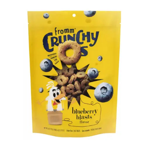 Fromm Crunchy Os Blueberry Blasts Dog Treats, 6-oz bag