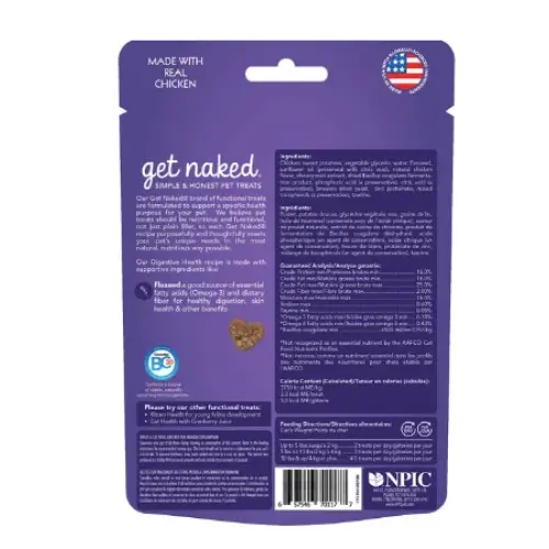 Get Naked Digestive Health Soft Cat Treats, 2.5-oz bag