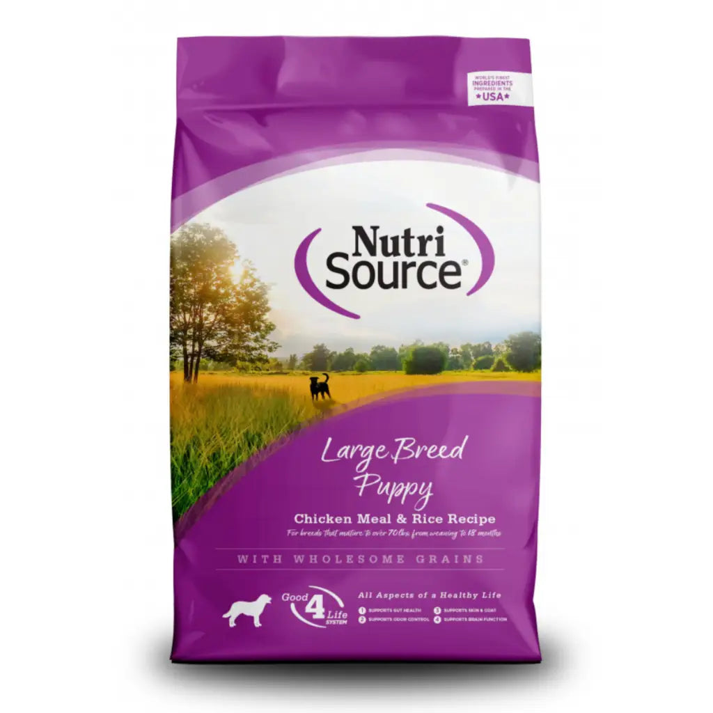 NutriSource Large Breed Puppy Chicken & Rice Dry Dog Food-