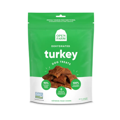 Open Farm Dehydrated Grain Free Turkey Dog Treats 4.5 OZ