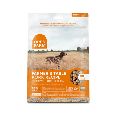 Open Farm Farmers Table Pork Freeze Dried Raw Dog Food 3.5 oz