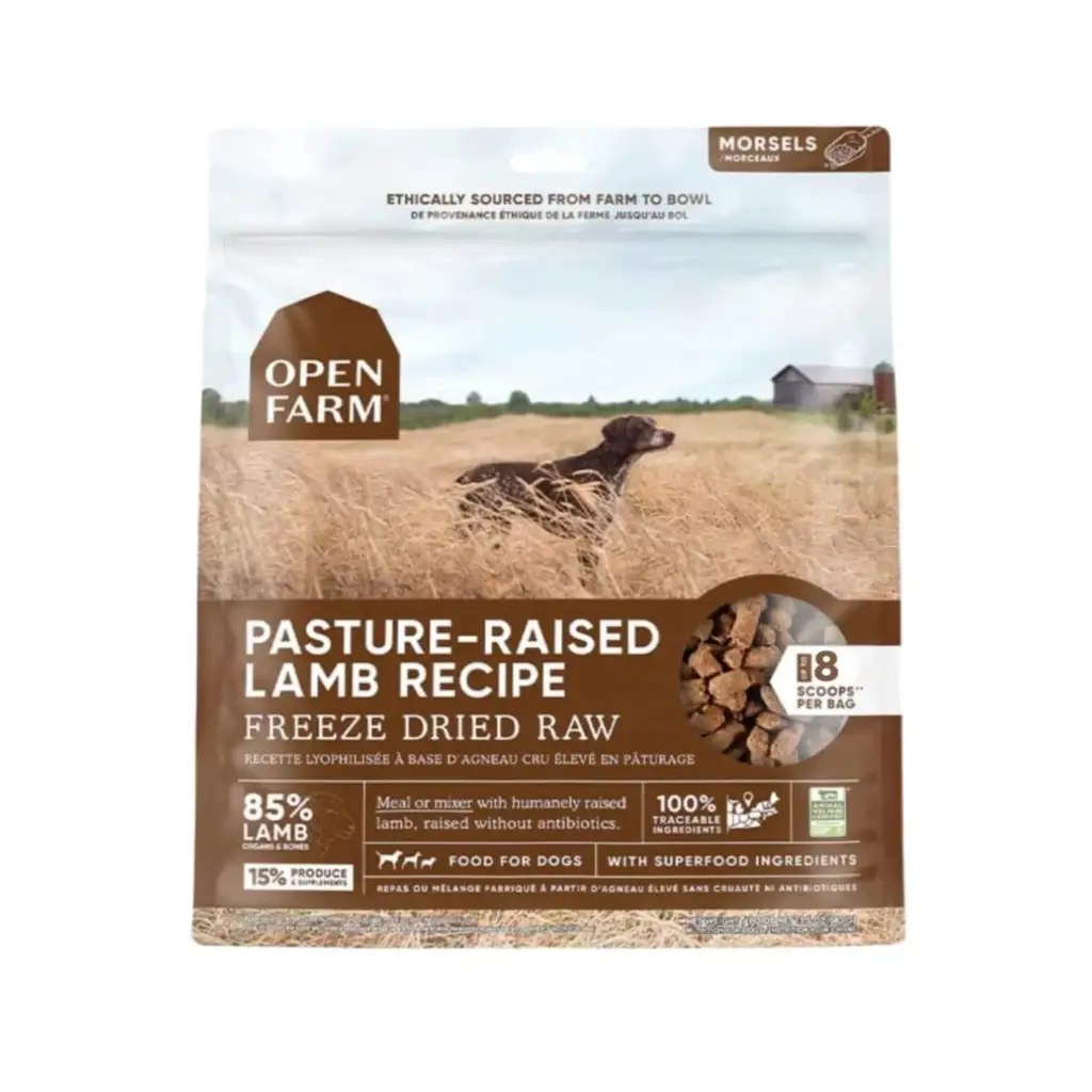 Open Farm Pasture-Raised Lamb Freeze Dried Raw Dog Food 3.5 oZ