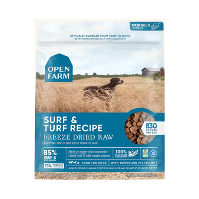 Open Farm Surf & Turf Freeze Dried Raw Dog Food 3.5OZ