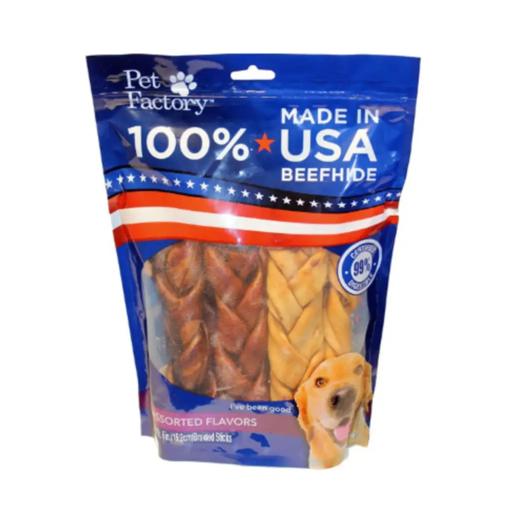 pet-factory-beefhide-6-inch-braided-sticks-variety-pack-beef-chicken-flavored-dog-hard