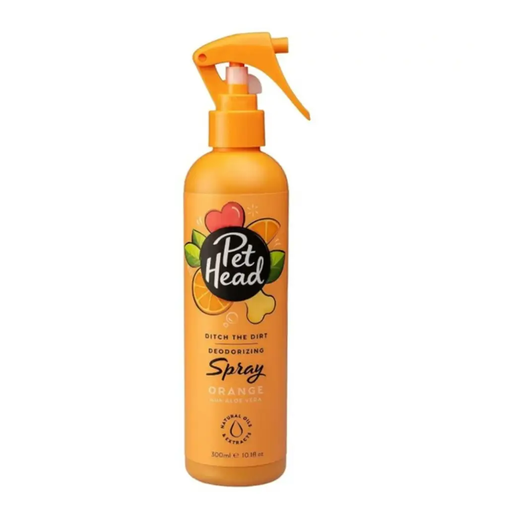 Pet Head Ditch the Dirt Deodorizing Spray for Dogs Orange with Aloe Vera 10.1oz