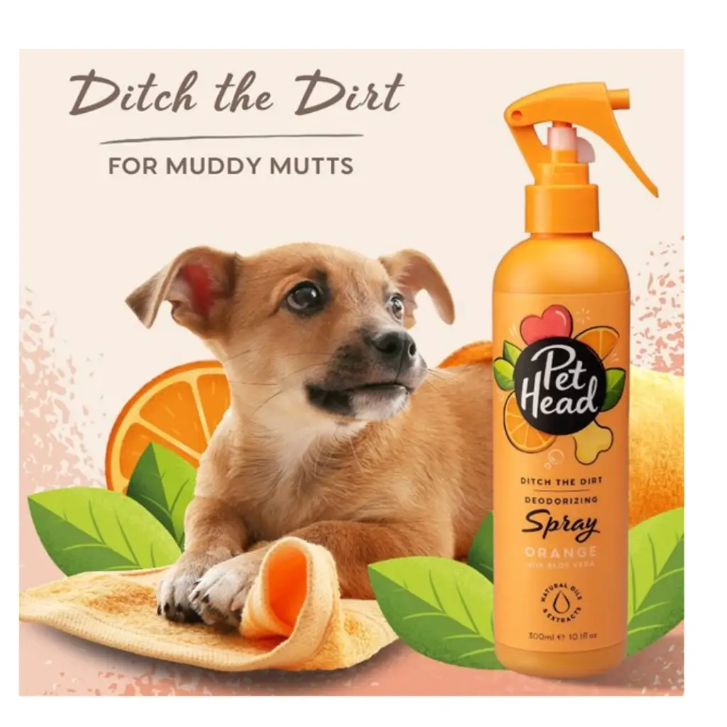 Pet Head Ditch the Dirt Deodorizing Spray for Dogs Orange