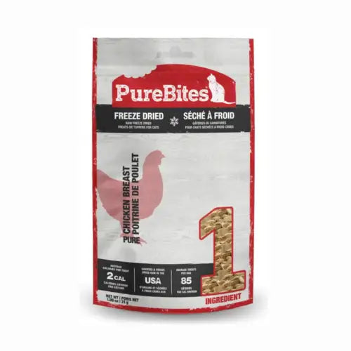PureBites Chicken Breast Freeze-Dried Raw Cat Treats, 1.09-oz bag