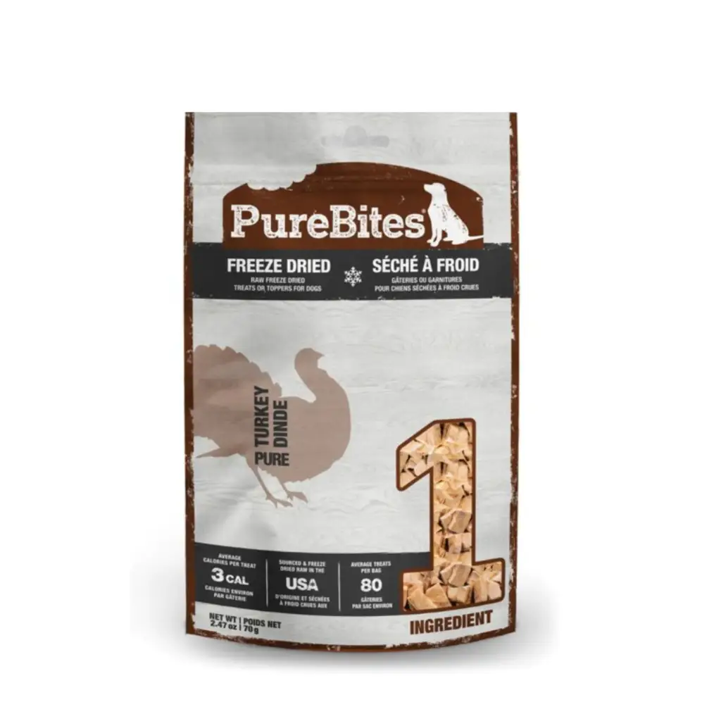PureBites Freeze Dried Dog Treats variety 5 pack 4.2-oz bag