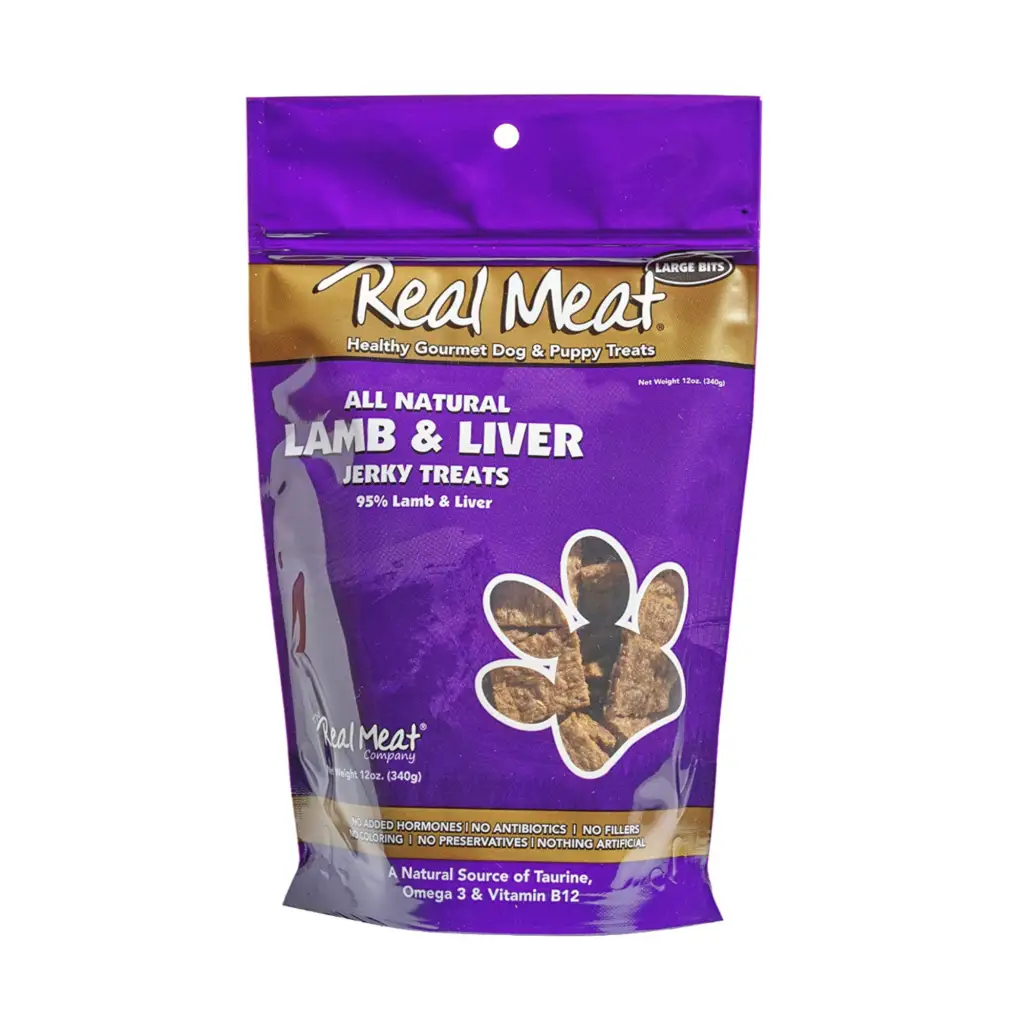 Real Meat Lamb & Liver Jerky Treats 12oz