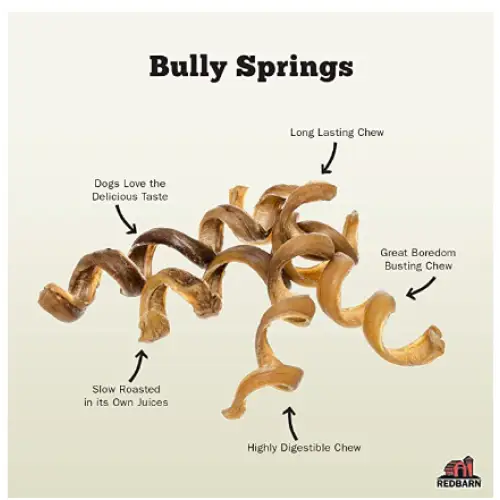 Redbarn Bully Springs for Dogs 3-Count (Pack of 1) - Dog