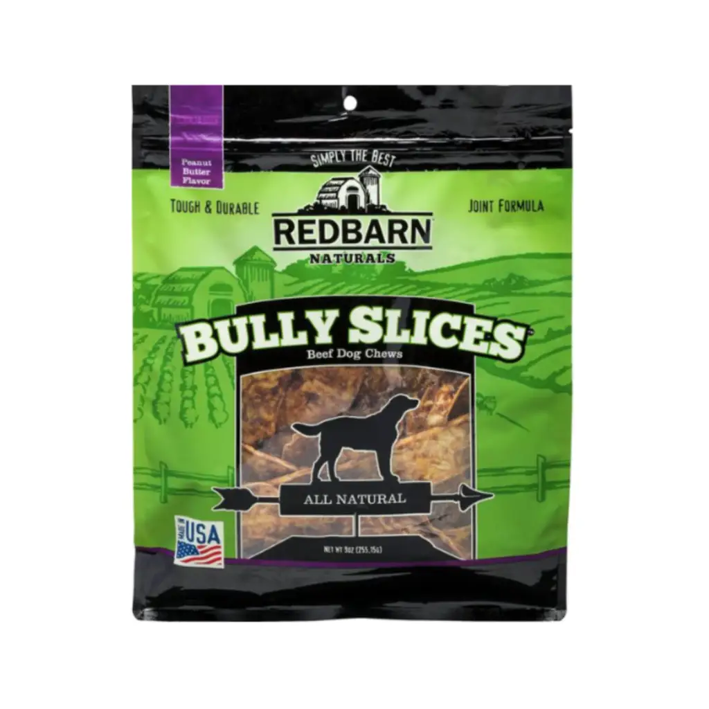 Redbarn Naturals Bully Slices Dog Treats Variety 4 pack 9-oz