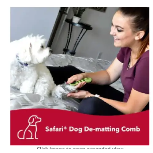 Safari De-Matting Dog Comb Small/ Medium - Dog Comb