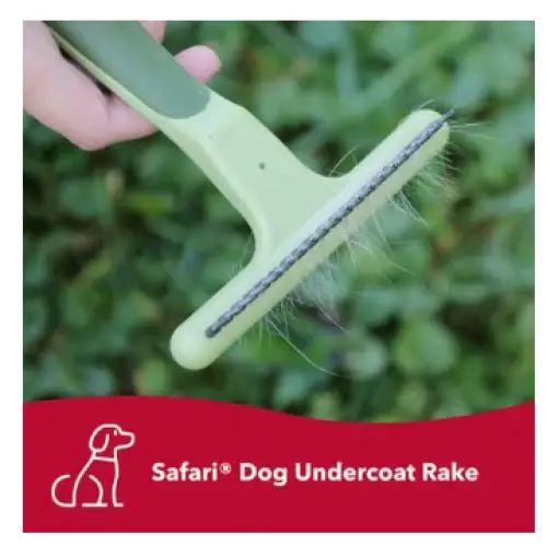 Safari Dog Single Row Undercoat Rake Large - Dog Combs &