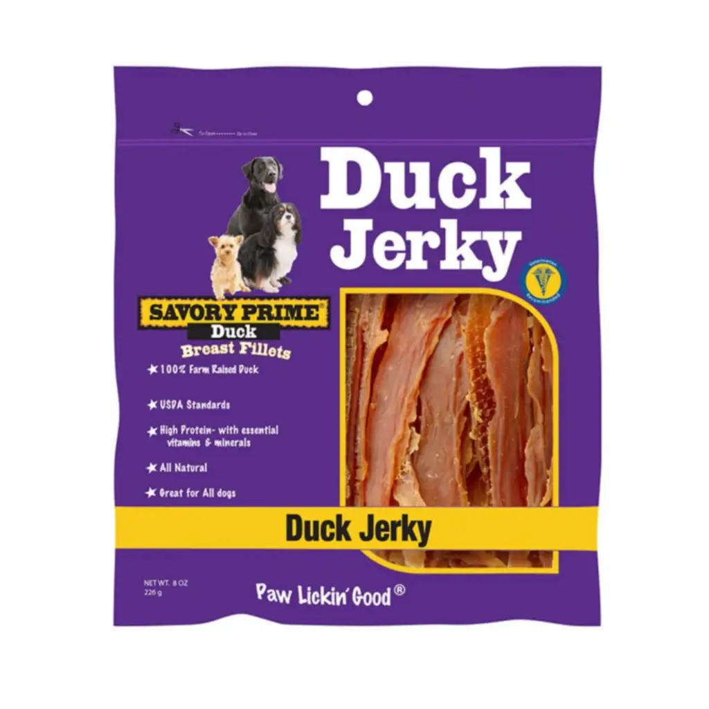 savory-prime-duck-jerky-dog-treats-1-lb-bag-8-oz