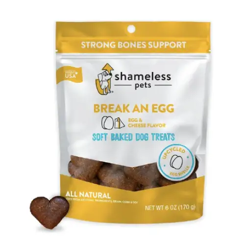 Shameless Pets Soft Baked Break An Egg Flavor Grain-Free Dog Treats, 6-oz bag