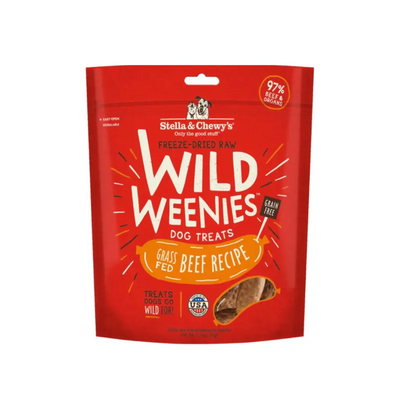 Stella & Chewy's Beef Wild Weenies Freeze-Dried Raw Dog Treats 3.25-oz bag