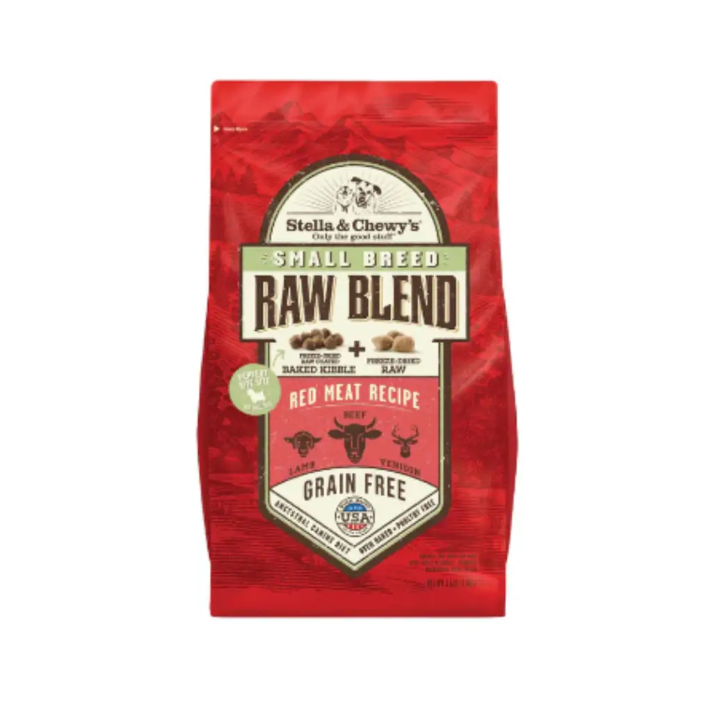 STELLA & CHEWY'S RAW BLEND SMALL BREED DRY DOG FOOD 3.5 lb - RED MEAT