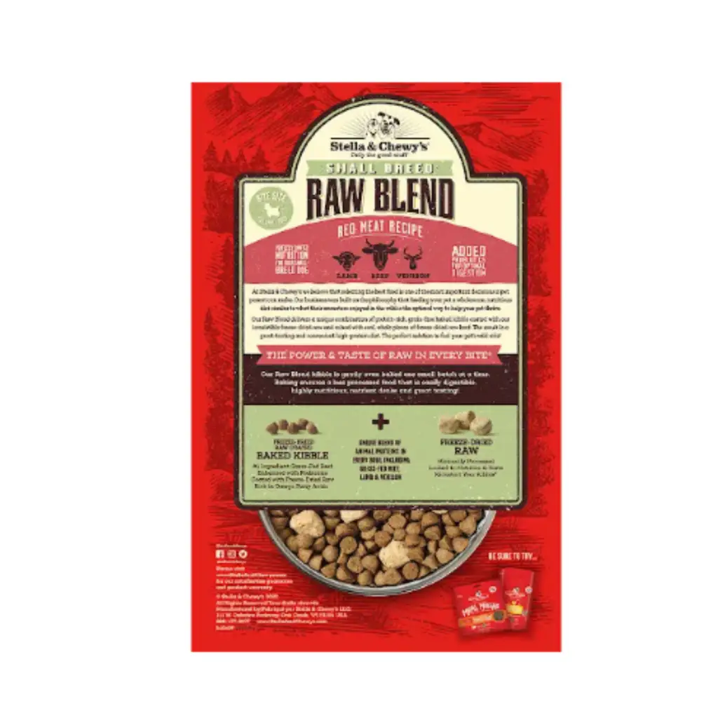 STELLA & CHEWY’S RAW BLEND SMALL BREED DRY DOG FOOD 3.5 lb -