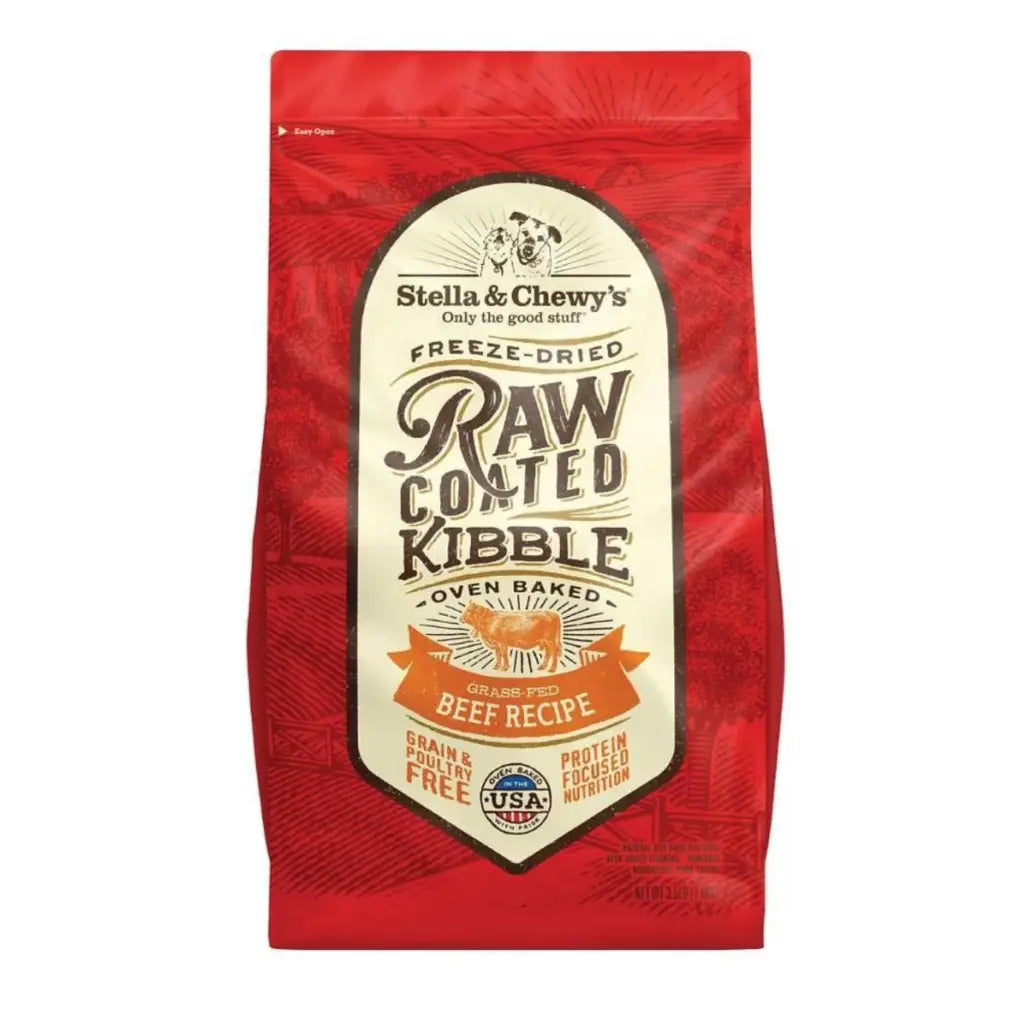 Stella & Chewy's Raw Coated Beef 3.5Lb Dry Dog Food