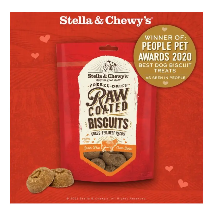 Stella & Chewy’s Raw Coated Biscuits Cage-Free Chicken