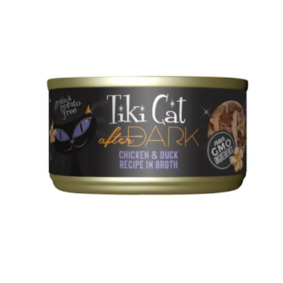 Tiki Cat After Dark Chicken & Duck Wet Cat Food, 2.8 oz.