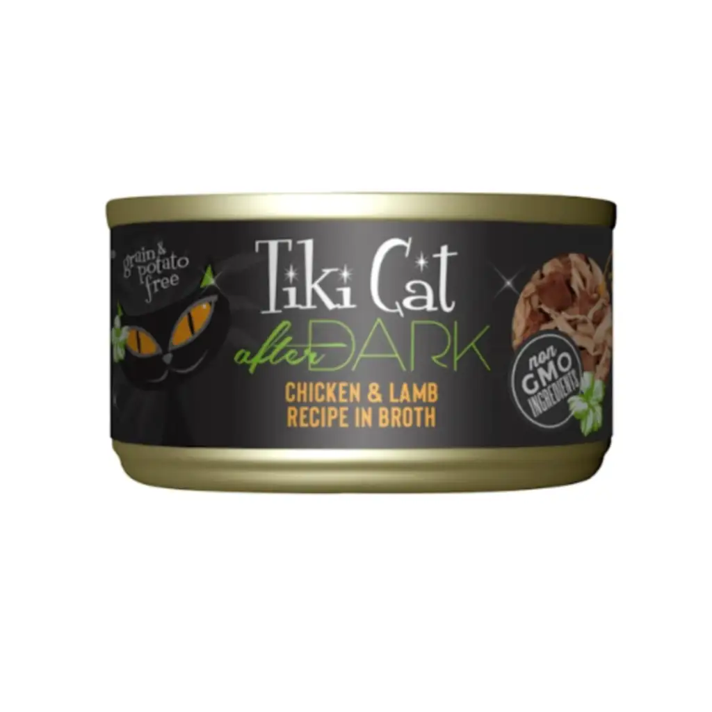 Tiki Cat After Dark Chicken & Lamb Wet Cat Food, 2.8 oz.