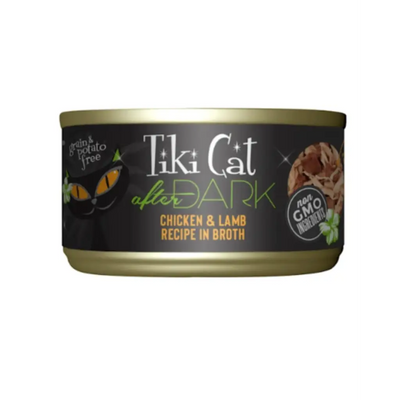Tiki Cat After Dark Chicken & Lamb Wet Cat Food, 2.8 oz.