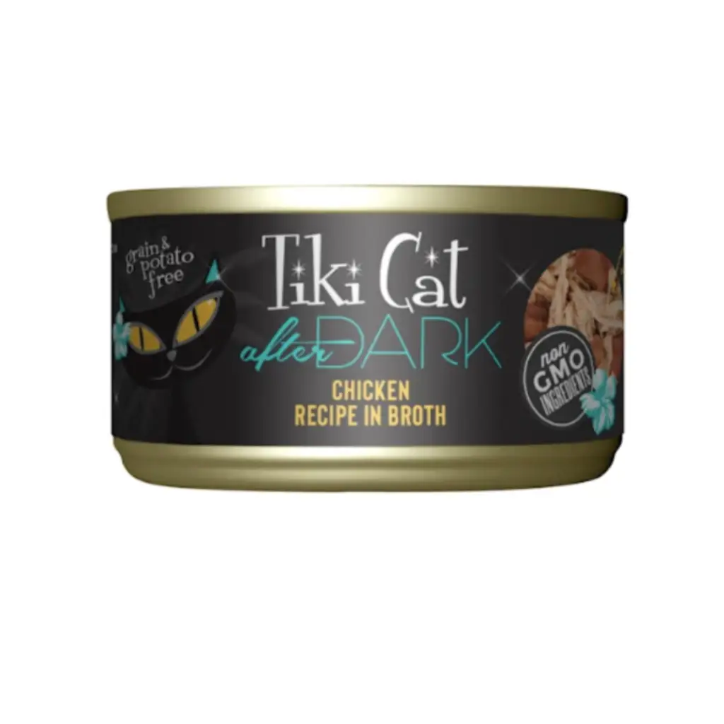 Tiki Cat After Dark Chicken Wet Cat Food, 2.8 oz.