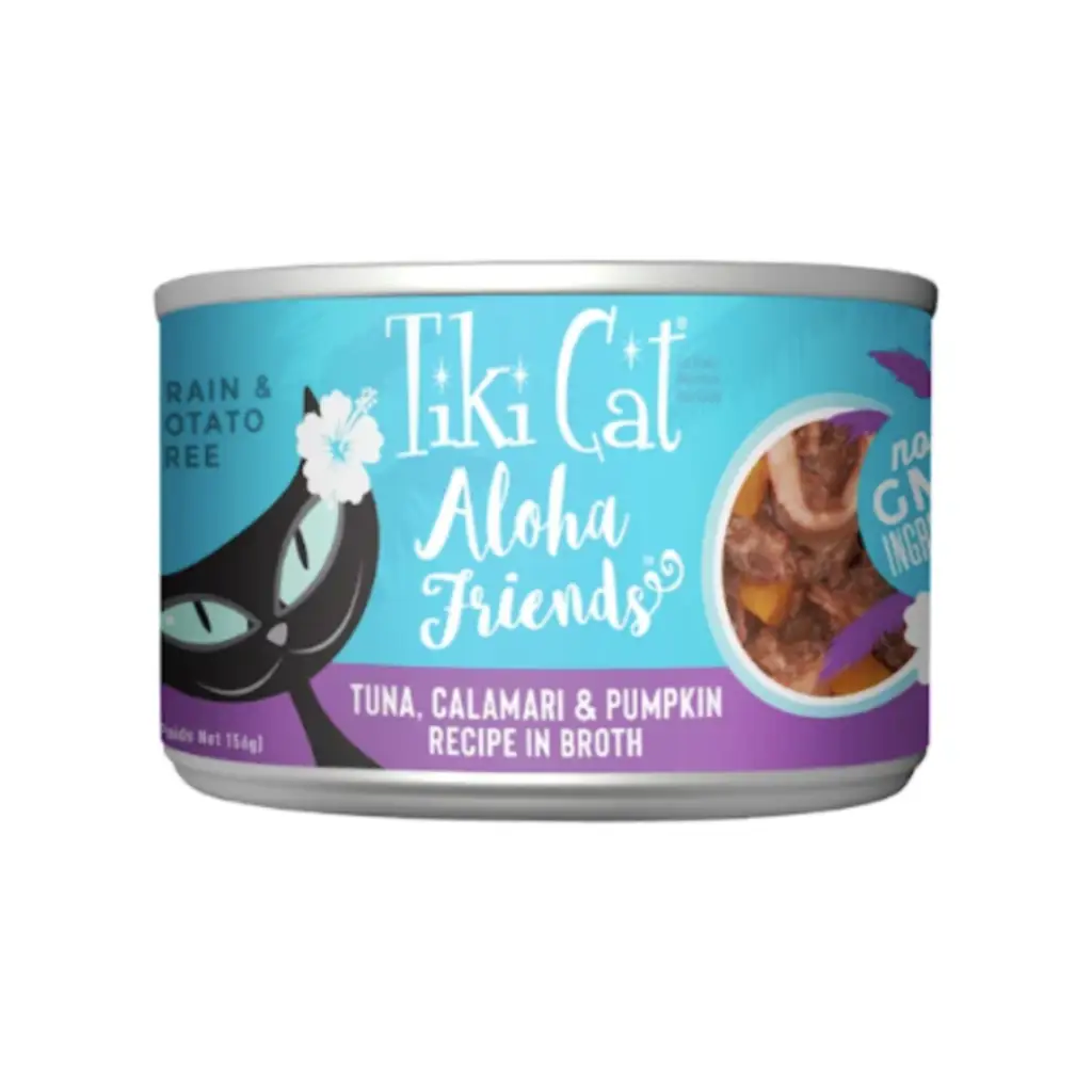 Tiki Cat Aloha Friends Tuna, Calamari & Pumpkin Wet Cat Food, 3 oz