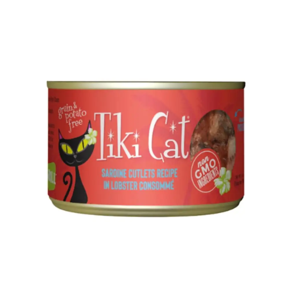 Tiki Cat Bora Bora Grill Sardine Lobster Wet Cat Food 2.8oz, 6-oz