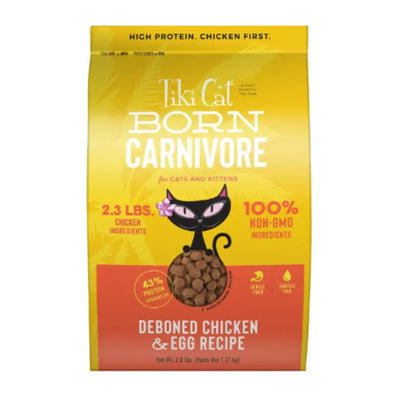 Tiki Cat Born Carnivore Chicken & Egg Grain-Free Dry Cat Food 2.8-lb bag