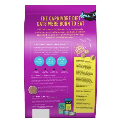 Tiki Cat Born Carnivore Chicken & Herring Grain-Free Dry Cat