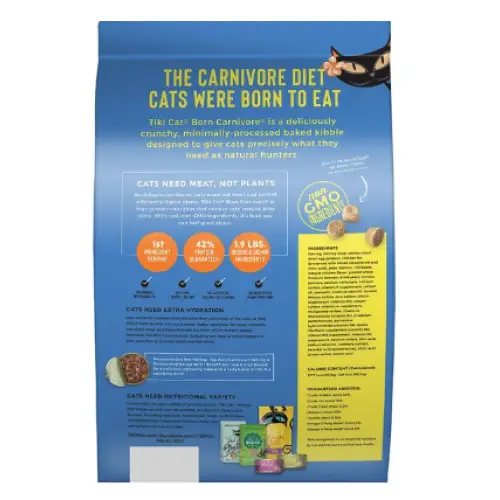 Tiki Cat Born Carnivore Herring & Salmon Grain-Free Dry Cat