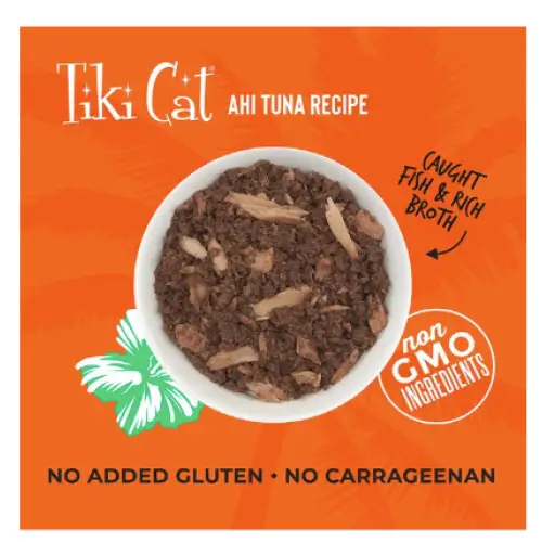 Tiki Cat Hawaiian Grill Ahi Tuna Wet Cat Food 2.8oz 6-oz -