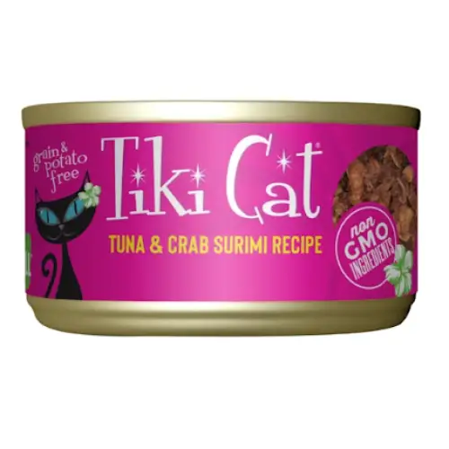 Tiki Cat Lanai Grill Tuna Crab Surimi Wet Cat Food 2.8oz