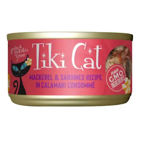 Tiki Cat Makaha Grill Mackerel Sardine Calamari Wet Cat Food